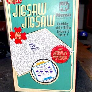 Mensa double-sided puzzle, 1,000 pieces